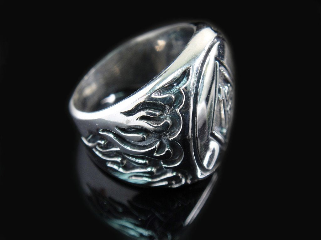 Fire Flame 1% ER Outlaw Ring TR166