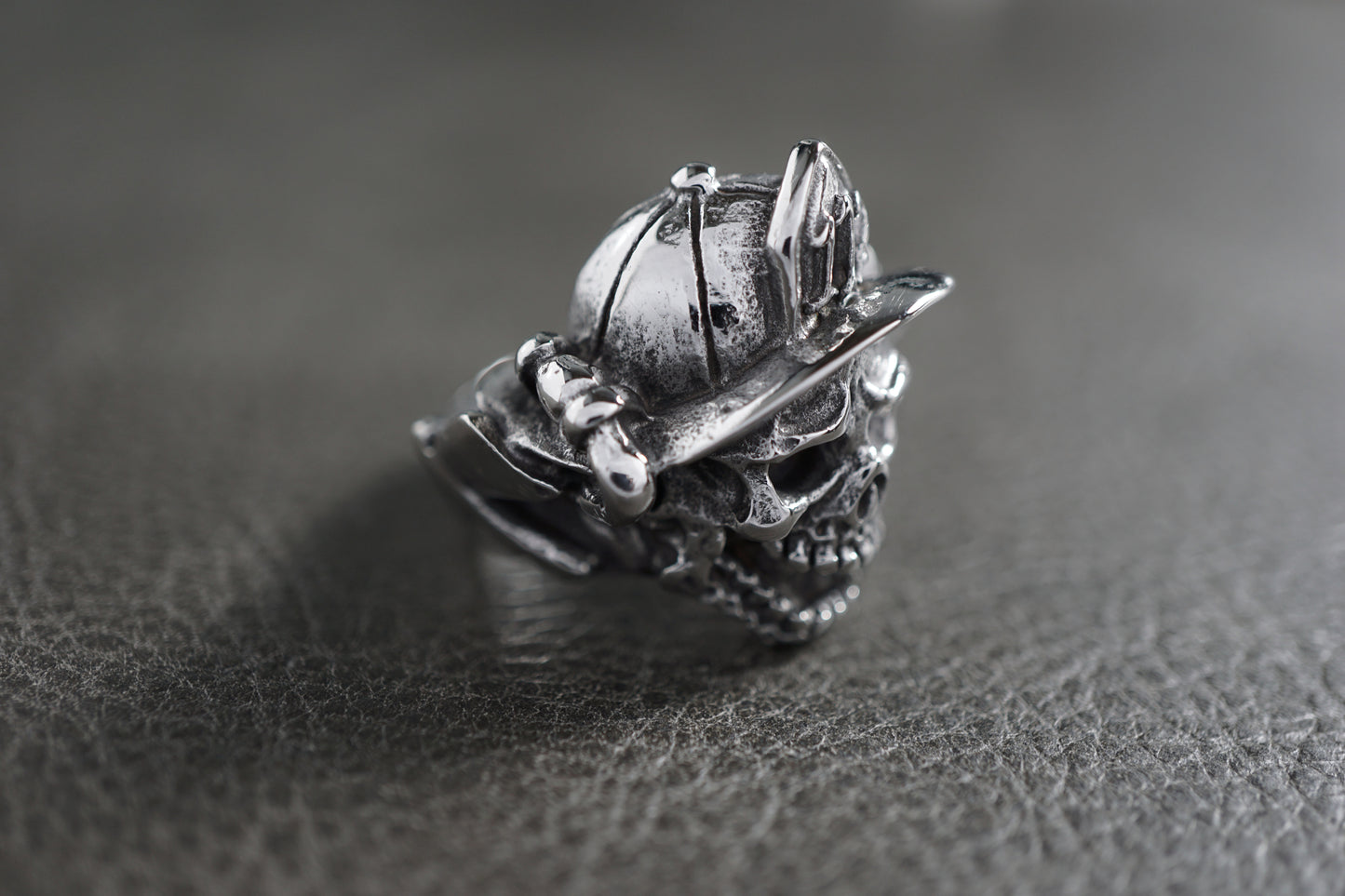 Fire Fighter Hero Firemen Red Knight Skull Ring  TR181