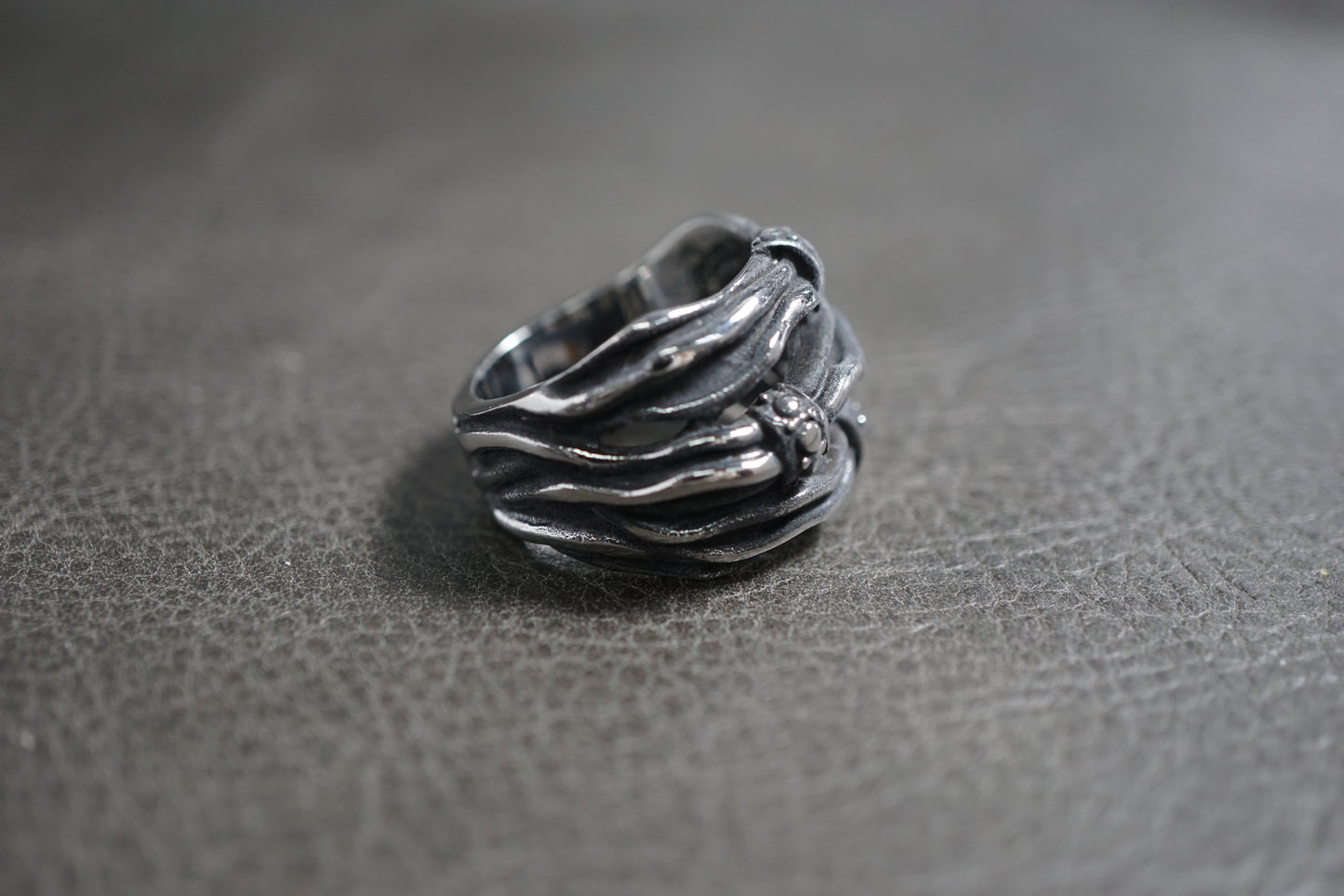Hard Rock Road King Silver Ring Tr97