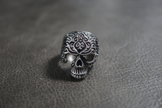 Gothic SKULL Outlaw Ring TR129